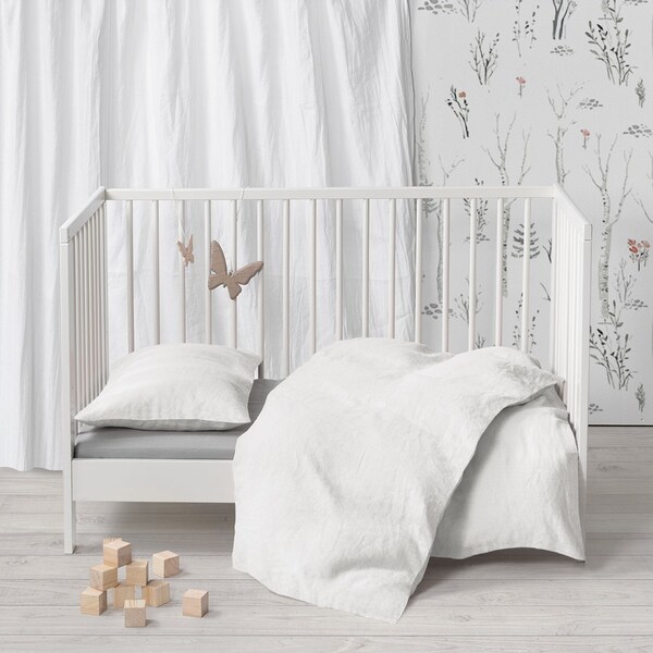 Linen Baby Bedding Etsy