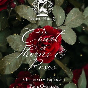 Last Chance! A Court of Thorns and Roses Page Overlays Officially Licensed by Sarah J Maas Five Scenes Featuring Feyre Rhysand Tamlin ACOTAR