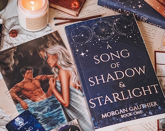 A Song of Shadow and Starlight Page Overlays and signed bookplate Reader Gift Set for fans of ACOTAR & the Romantasy Genre Fits all Editions