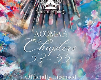 Last Chance! A Court of Mist and Fury Bonus Set Chapter 53-55 Page Overlays Officially Licensed by Sarah J Maas ACOTAR Book Art Print Feyre