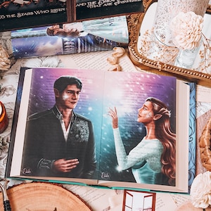 Last Chance! ACOTAR Starfall Page Overlays Mini Set A Court of Mist and Fury by Sarah J Maas Officially Licensed Artwork of Rhysand Feyre
