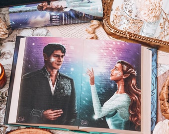 Last Chance! ACOTAR Starfall Page Overlays Mini Set A Court of Mist and Fury by Sarah J Maas Officially Licensed Artwork of Rhysand Feyre