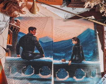 Iron Flame Page Overlays (From Fourth Wing by Rebecca Yarros) ft Violet Sorrengail and Xaden Riorson