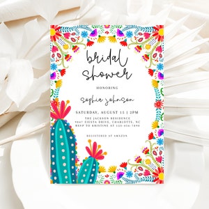 Editable Fiesta Bridal Shower Invitation template, Printable Mexican Couples Shower Invite, Cinco De Mayo, Wedding Shower Invite, CLP123