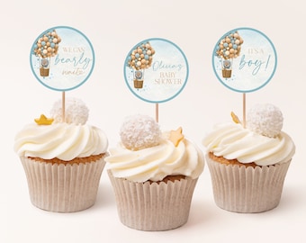 Can Bearly Wait Cupcake Toppers - Australia