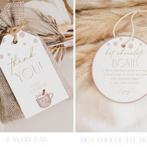 Winter Girl Baby Shower Invitation and Game Bundle (Instant Download) CLP153 image 9
