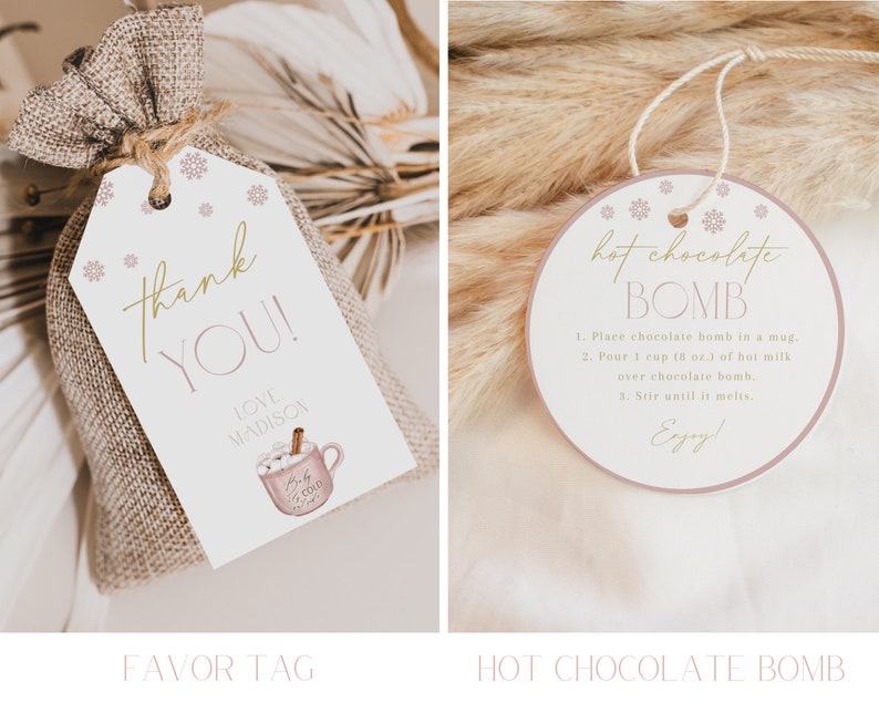 Winter Girl Baby Shower Invitation and Game Bundle (Instant Download) CLP153 image 9
