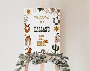 Welcome Rodeo Poster - Etsy