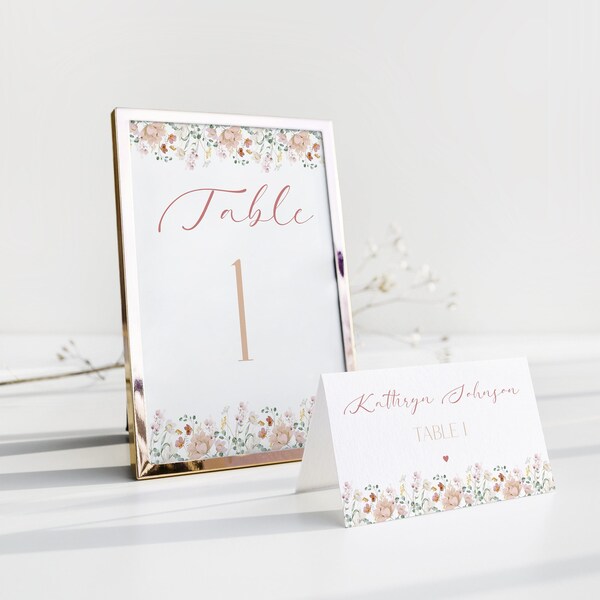 Spring Place Cards - Etsy