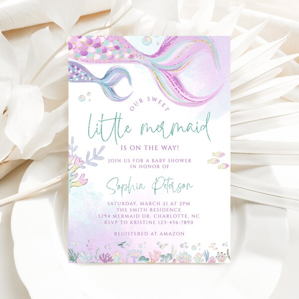 Mermaid Baby Shower - Etsy