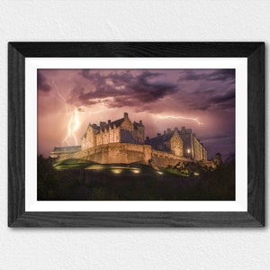 Edinburgh Castle, Edinburgh, Royal Mile, Fine Art Print, Fotografie, Wandkunst, Wohndekor, Schottland Druck, Schottische Geschenke, Weihnachtsgeschenk