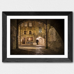 Tolbooth Tavern, Royal Mile, Edinburgh, Fine Art Print, Fotografie, Wandkunst, Wohnkultur, Schottland Druck, Schottische Geschenke, Weihnachtsgeschenk