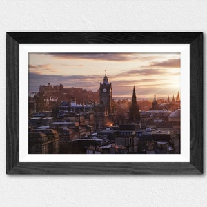 Edinburgh Stadtbild, Altstadt, Highlands, Fine Art Print, Fotografie, Wandkunst, Wohnkultur, Schottland Druck, Schottische Geschenke, Weihnachtsgeschenk