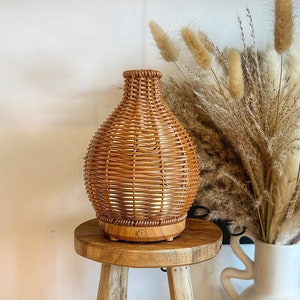 Diffuseur électrique d'huiles essentielles | Aromathérapie élégante | Odeur forte | Diffuseur en rotin | Décoration d'intérieur esthétique