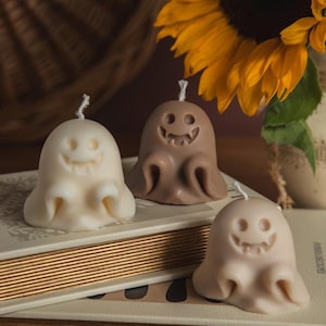 Boo-tiful Ghost Candle - Handcrafted Soy Wax Candle for Spooky Halloween Home Decor | Perfect Fall Gift Idea | Cute Autumn Present