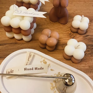 Set of 3 candles | Naked woman Large bubble candle and Mini bubble | Large bubble and 2 mini bubble candles