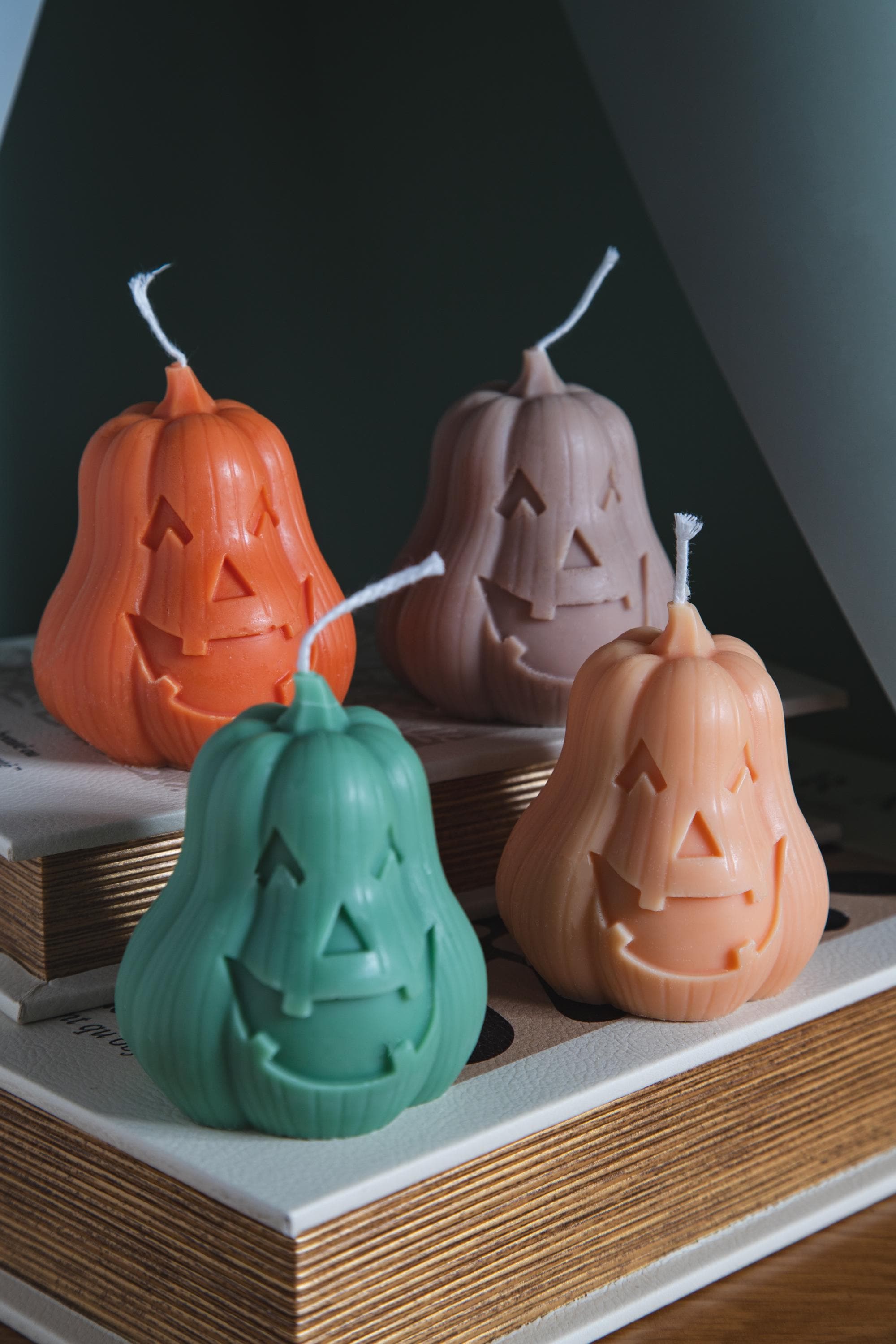 Bougie Parfumée Citrouille D'Halloween Mélange De Cire De Soja Pour Maison Vacances Festives Aromathérapie Relaxation Bougie Parfumée