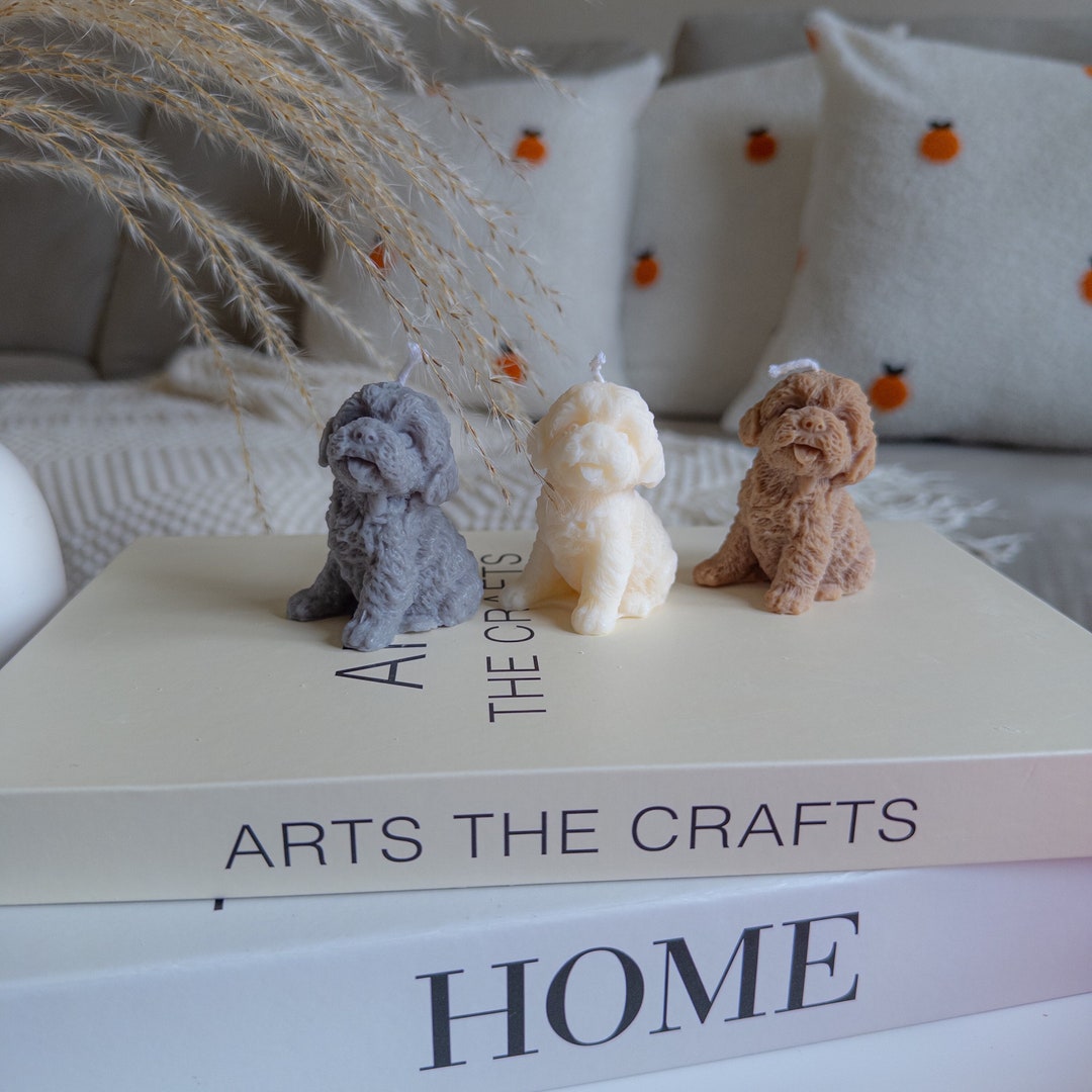 Cockapoo Dog Candle: Scented Soy Wax, Hand Poured - Etsy UK