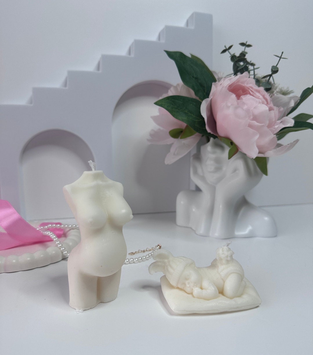 Pregnancy Candle Baby Shower Favours Pregnant Women Soy Wax Candle Gift