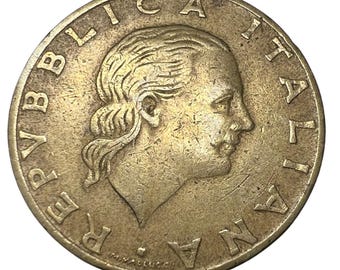 イタリア1954年シラクサナ大寸法200リラ使用済切手　通常200リラ使用済切手 イタリア1954年シラクサナ大寸法200リラ使用済切手 通常200リラ