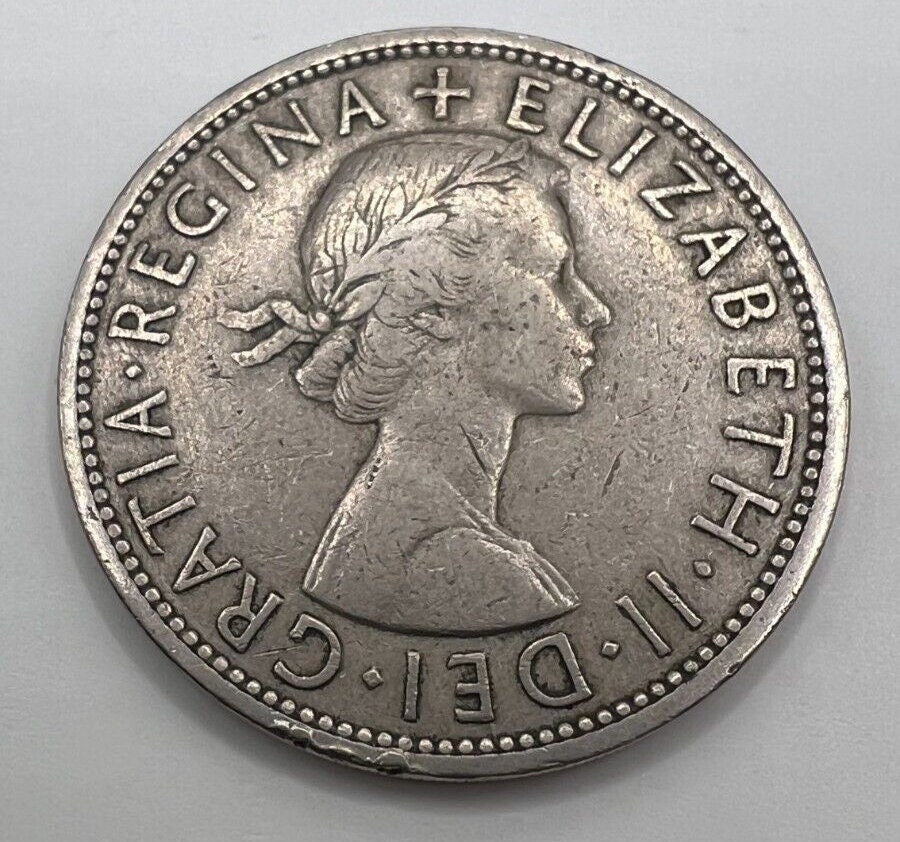 1955 Elizabeth II Coin | Half Crown | Collectibles | Numismatics