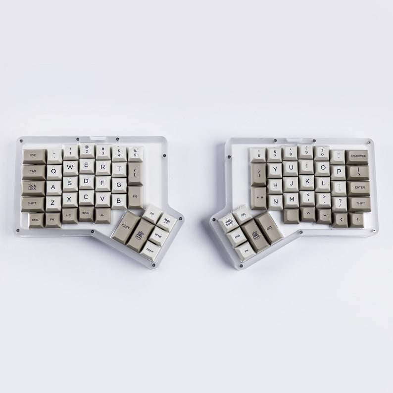 KeyClicks W-Ergo 2.4G Wireless Split Ergonomic Mechanical Keyboard image 2