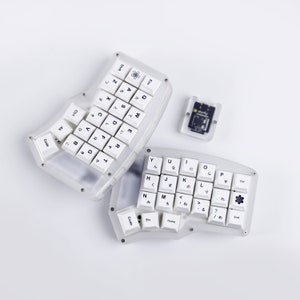 KeyClicks W-Corne | 40% 2.4G Wireless Split Ergonomic Mechanical Keyboard