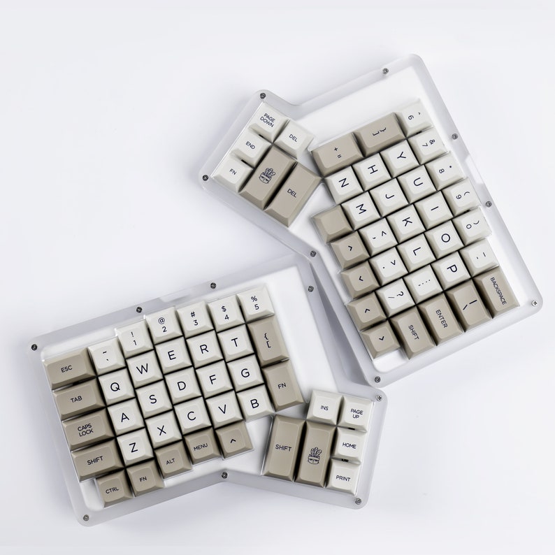 KeyClicks W-Ergo 2.4G Wireless Split Ergonomic Mechanical Keyboard image 5