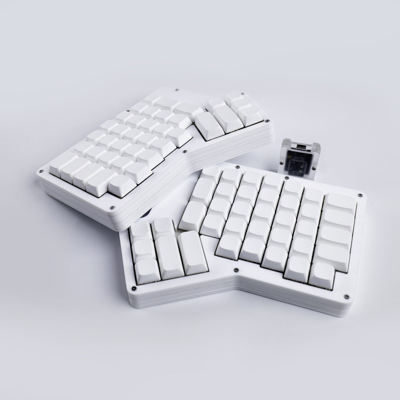 KeyClicks W-Ergo 2.4G Wireless Split Ergonomic Mechanical Keyboard image 10