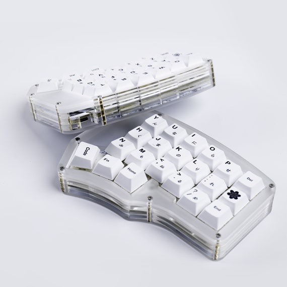 Keyclicks W-corne 40% 2.4G Wireless Split Ergonomic Mechanical 
