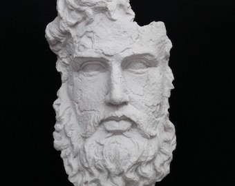 神ポセイドンまたはゼウスアルテミシオンの胸像ポセイドン石膏彫刻高