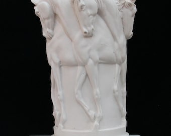 28 cm, Equestrian Vase, Horse Vase, Spinning Horse Vase, Large Horse Vase, Animal Vase, Horse Flowerpot, Art Decoration, Horse Flower Vase