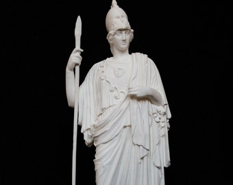 Athena Statue | 38 cm | Ancient Roman Art Decor | Unique Home Decor | Ancient Statue | Gift Idea for History Lovers, Athena Pallas
