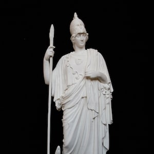 Athena Statue | 38 cm | Ancient Roman Art Decor | Unique Home Decor | Ancient Statue | Gift Idea for History Lovers, Athena Pallas