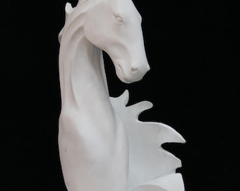 Pferdeweinhalter Statue 28 cm, Majestätische Reiterskulptur für Hausbardekor, Luxusweinflaschenständer, Tierkunstgeschenk, mehrere Größe
