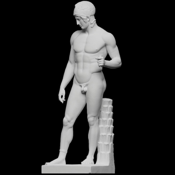 Ares, 38 cm, Borghese Ares, Ancient Greek, Ancient Statue, Greek Mythology, Greek Goddess Statue, 3D Printed, Different Color & Size Option
