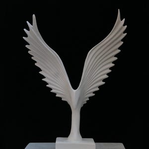 Phoenix Statue, 33 cm, Polyester, Mythical Creature Figurine, Unique Legendary Flaming Phoenix, Modern Phoenix, Decorative Abstract Phoenix