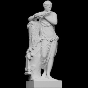 Mercury Statue, 38 cm, Roman God of Speed & Trade, Handmade Mythology, Hermes Sculpture, Ancient Art, Collector’s Piece, Greek Mythology