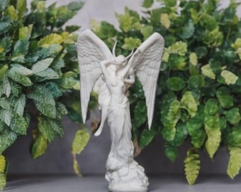 Angel and Evil Statue | Baphomet Lilith Statue | Bookshelf Decor, Home Decor  | 3D Printed Sculpture |