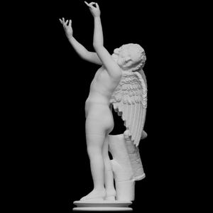Eros Statue, 38 cm, Cupid statue, God of Love Statue, Greek Roman God, Mythological Sculpture, Romantic Bedroom Decor, Greek Mythology Art