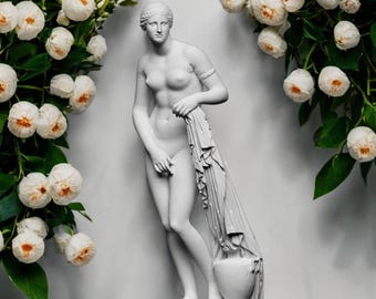 Aphrodite Statue,38 cm, Ancient Roman Sculpture, Aphrodite of Knidos, Aphrodite of Knidos Statue, 3D with Different Color & Size Options