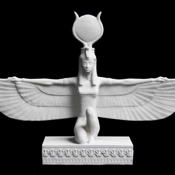 ISIS Egyptıan Goddess | 3D Printed Sculpture | Office Decoration, Shelf Decor | Size Option