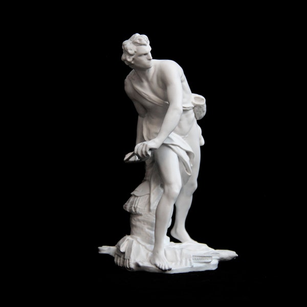 David Statue l Gian Lorenzo Bernini l David Sculpture l Shelf Decoration, Desk Decor | 3D Printed Sculpture | Different Color & Size Option