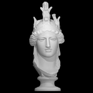 Athena Bust, Athena Hope-Farnese, Athena Statue, Roman Sculpture Statues, Greek Bust Statue, Garden Statues, Desktop Decoration Bust