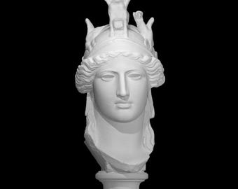 Athena Bust, Athena Hope-Farnese, Athena Statue, Roman Sculpture Statues, Greek Bust Statue, Garden Statues, Desktop Decoration Bust