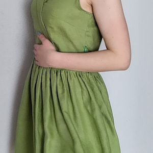 etsy linen dresses lithuania Lithuanian Linen Dress