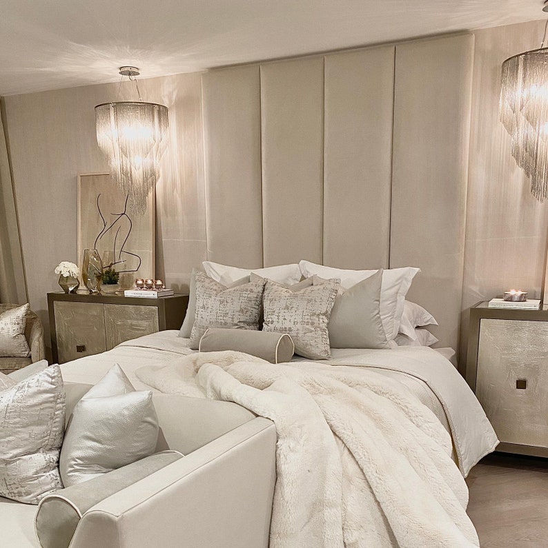 Velvet Wall Panels Headboard/bed/storage/stool Modern Luxury Etsy UK