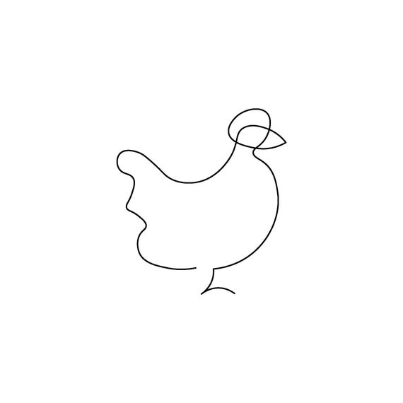 2,400+ Hen Line Drawing Stock Illustrations, Royalty-Free Vector Graphics &  Clip Art - iStock | Chicken line drawing