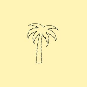 Palmboomtekening - SVG - PNG - PDF - Grafisch ontwerp - Vector - doe-het-zelf - kinderen - Doe-het-zelf - Clipart - Knutselen - Knutselen - Papier - Kaarten maken