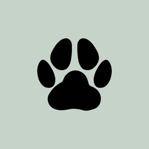 Dog Paw Print SVG PNG: DIY Graphic Design (Digital Download)